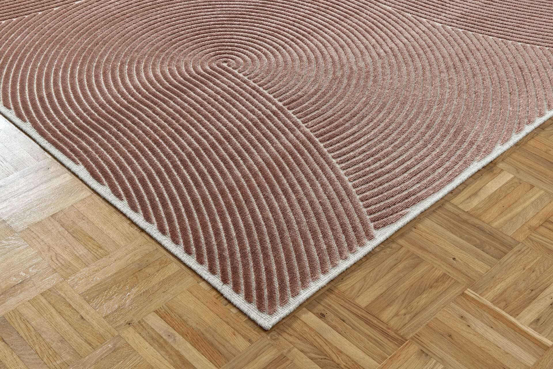 Moderner Teppich 160x230cm reine Viskose Flachgewebe  – Bild 3